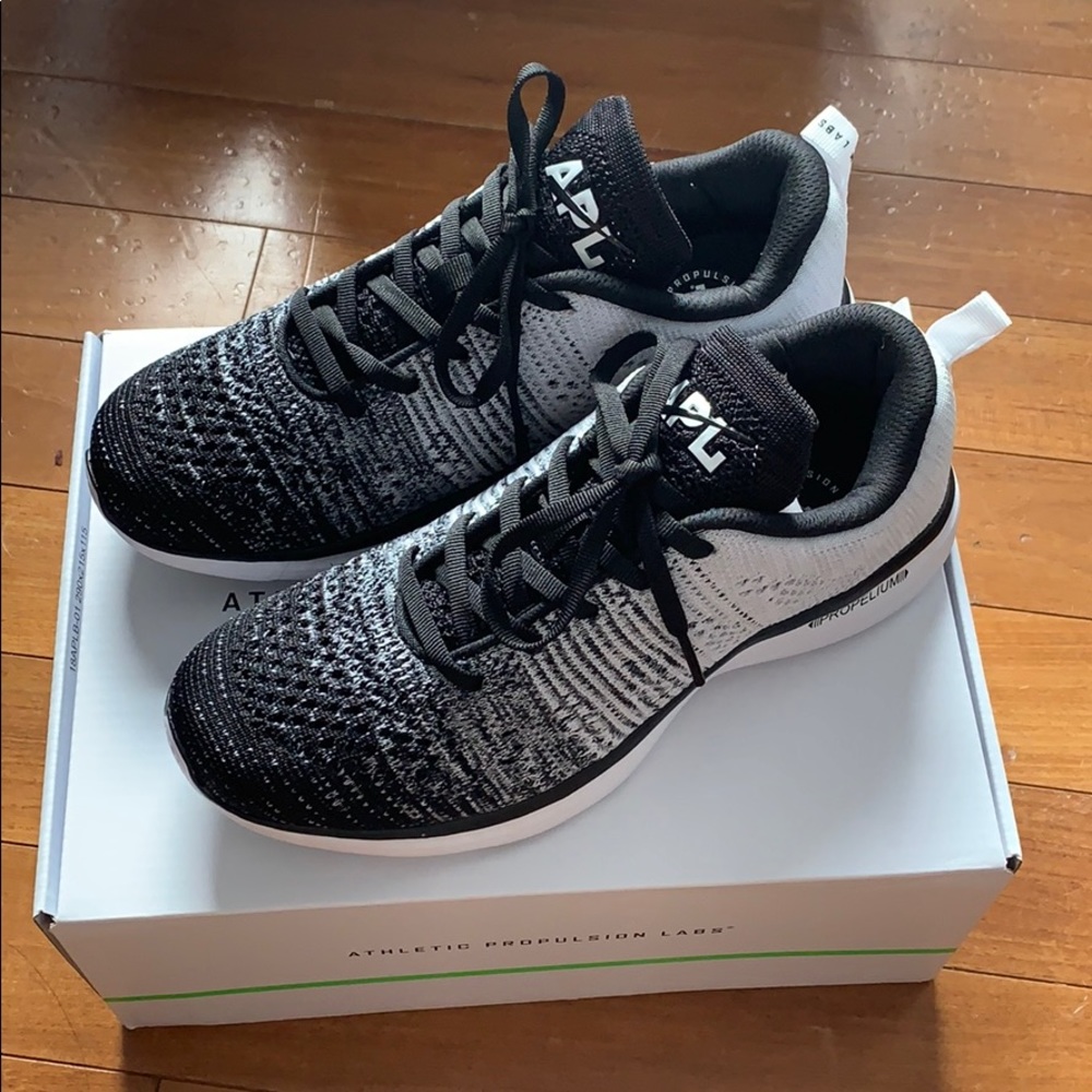 APL TechLoom Pro Black/Heather Gray/White Size 8